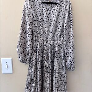 Hayden Girls Black and Purple Floral Dress